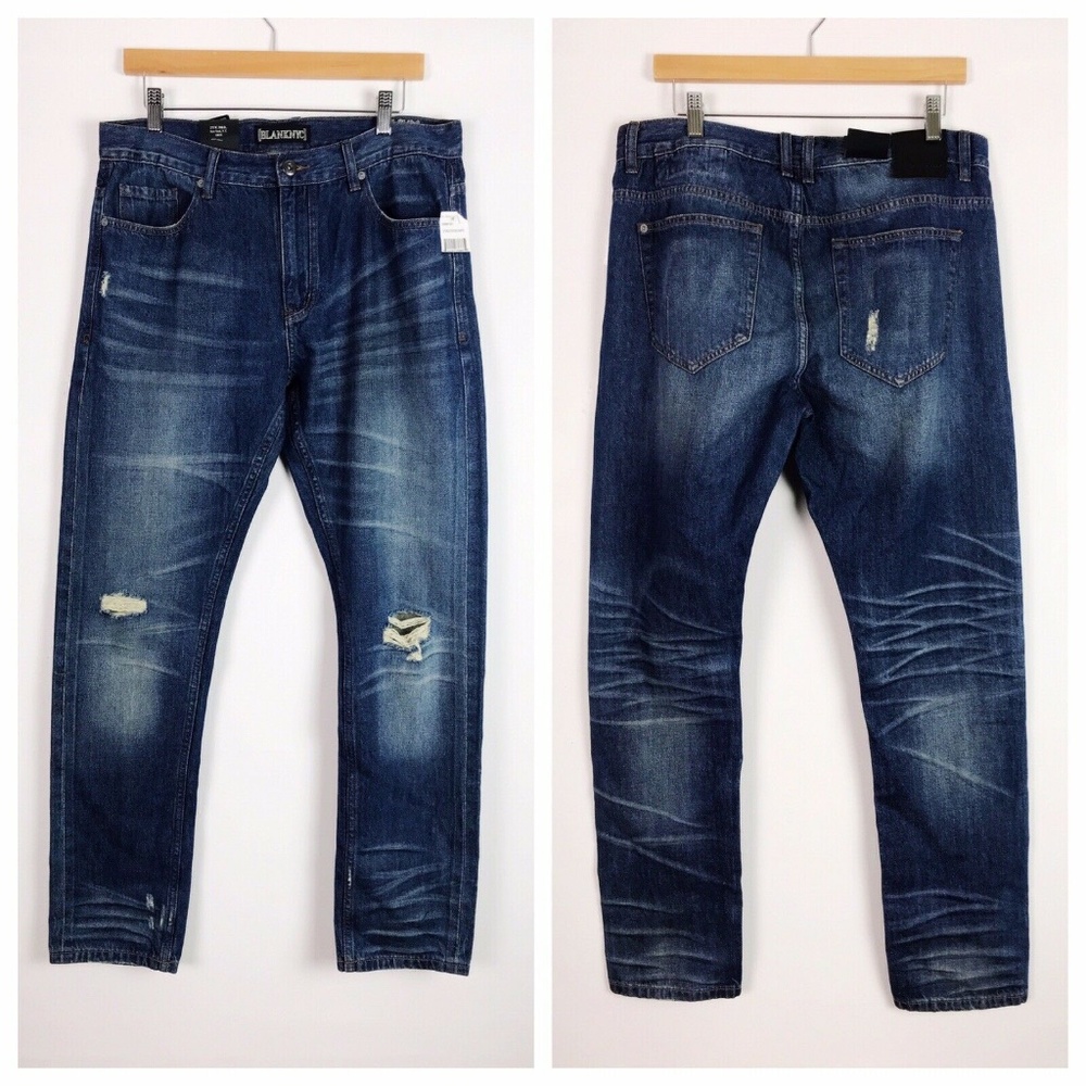 BLANKNYC Slim Fit Distressed Jeans 33x32 NWT